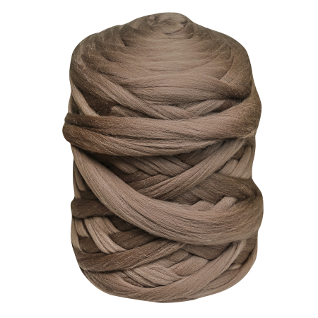 NOWOŚĆ Wełna czesankowa DYMIONY BRĄZ nr 291